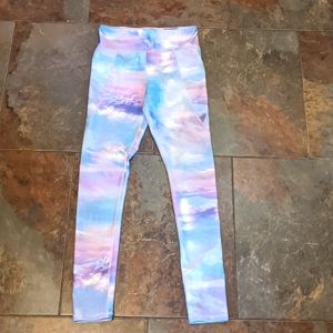 Old navy purple and blue leggings